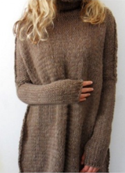 Pullovers Long sleeve Knitted Sweater