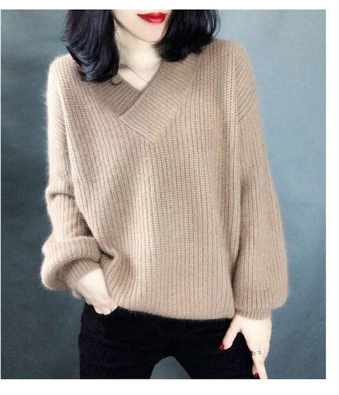 Winter Sweater Women Warm Oversized Pullovers Oversized Sweater Autumn