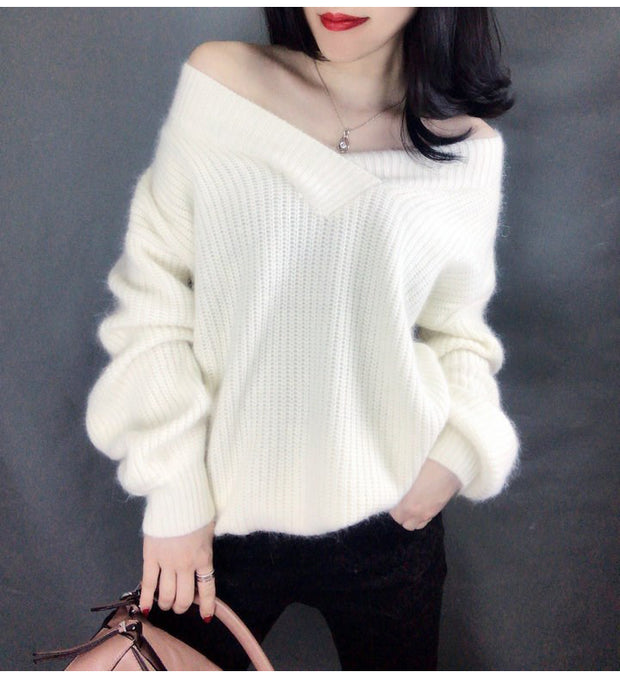 Winter Sweater Women Warm Oversized Pullovers Oversized Sweater Autumn