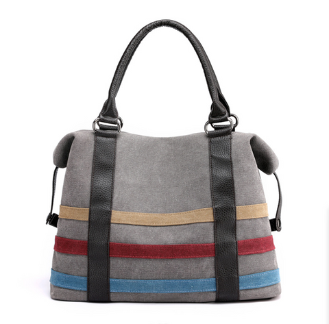 Canvas Luxury Boston Bag