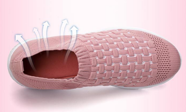 Breathable Slip-On Sneakers