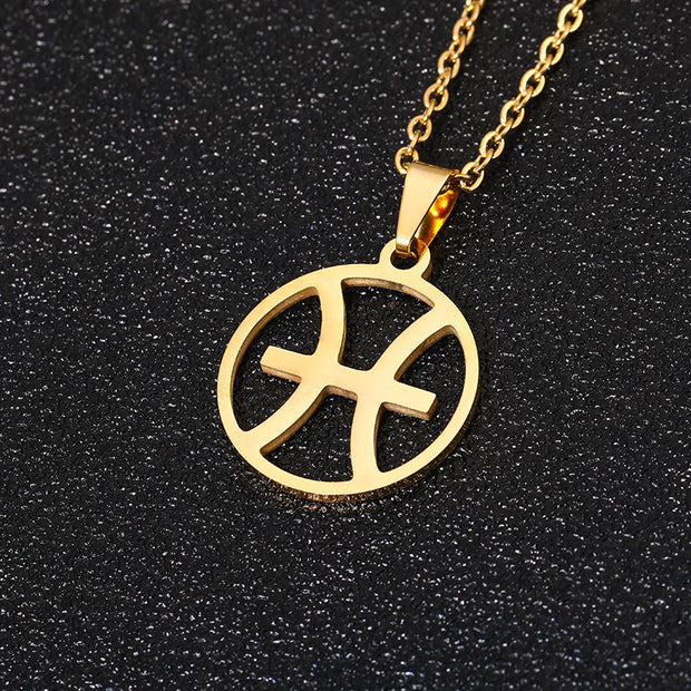 12 Horoscope Pendant Necklace