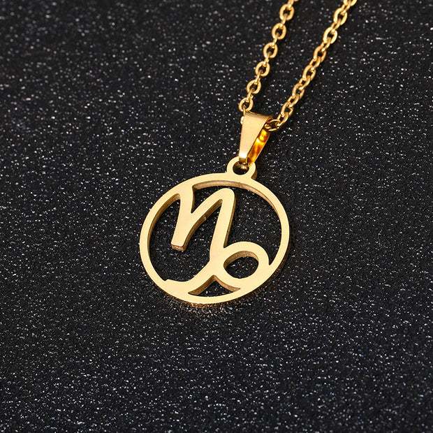 12 Horoscope Pendant Necklace