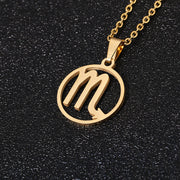 12 Horoscope Pendant Necklace