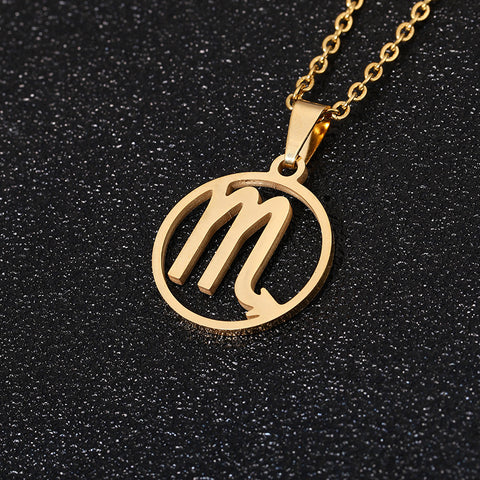 12 Horoscope Pendant Necklace