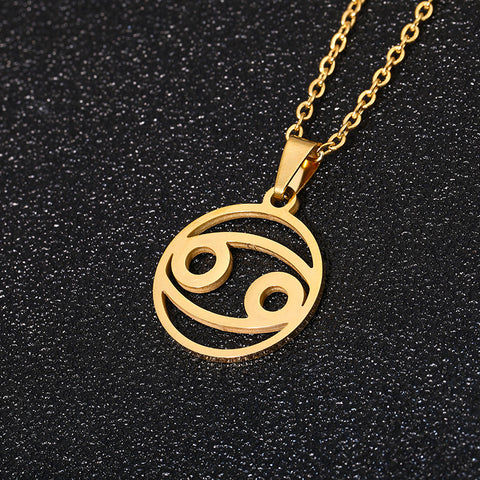 12 Horoscope Pendant Necklace