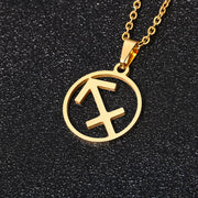 12 Horoscope Pendant Necklace