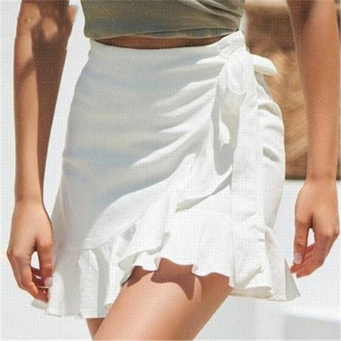 Casual Elegant Waisted Skirt