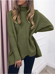 Medium Length Loose Pullover Sweater