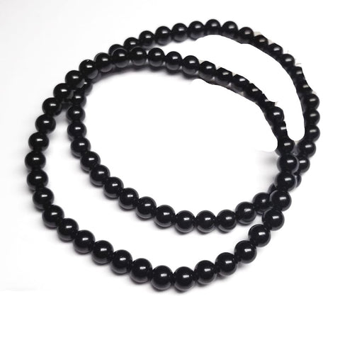 Natural Crystal Black Tourmaline Anklet