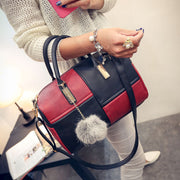 Stitching ladies handbag