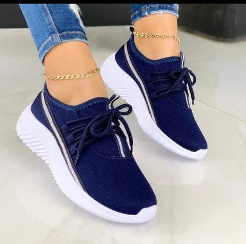 Stripe Sneakers Sports Shoes