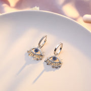 Tail Box Zircon Earrings