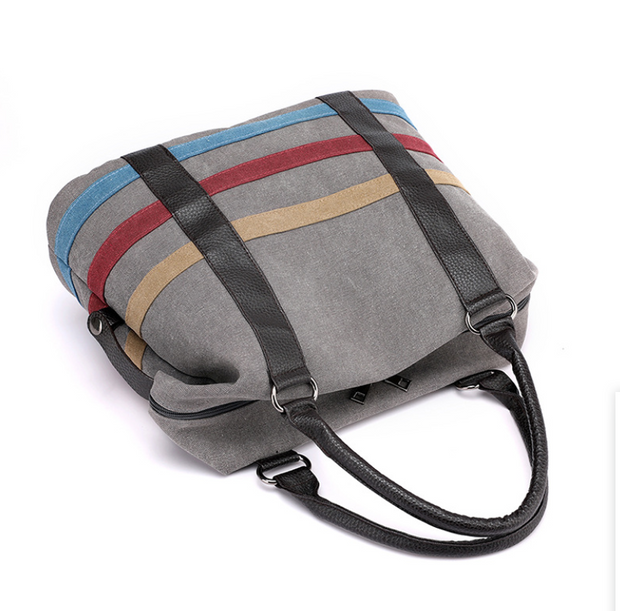 Canvas Luxury Boston Bag