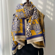 Colorblock Cashmere Scarf