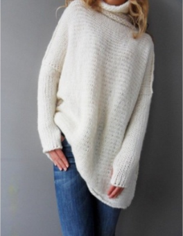 Pullovers Long sleeve Knitted Sweater