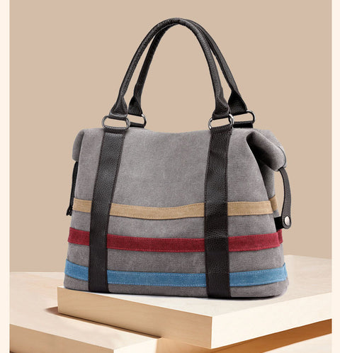 Canvas Luxury Boston Bag