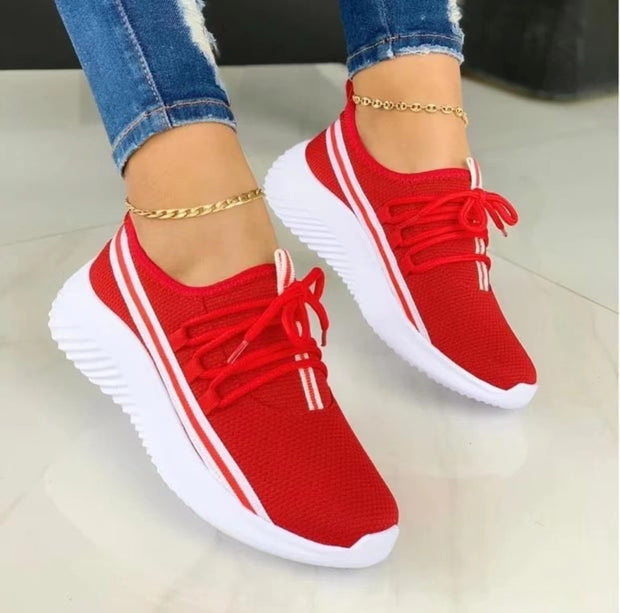 Stripe Sneakers Sports Shoes