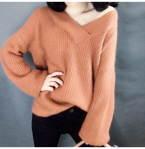 Winter Sweater Women Warm Oversized Pullovers Oversized Sweater Autumn