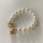 Bohemian Gold Beads Pearl Bracelet