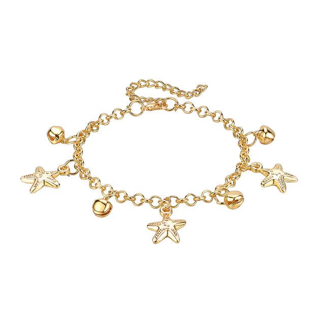 Sweet And Exaggerated Retro Anklet