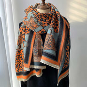 Colorblock Cashmere Scarf