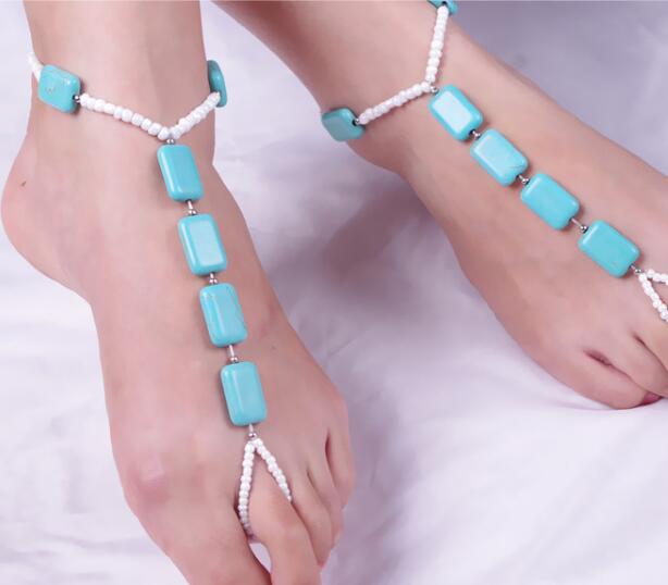 Summer Beach Turquoises Anklets