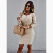 Versatile Buttoned Dress