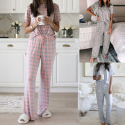 Printed Two-Piece Pajamas Suits