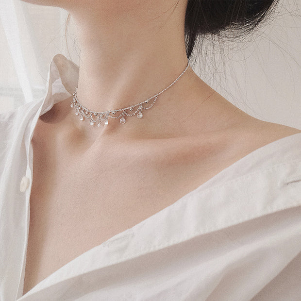 Charm Choker Collar Necklace