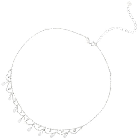 Charm Choker Collar Necklace