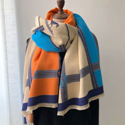 Colorblock Cashmere Scarf