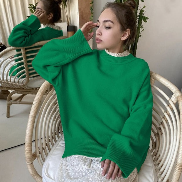 Wool Jumper Basic Korean Sweater