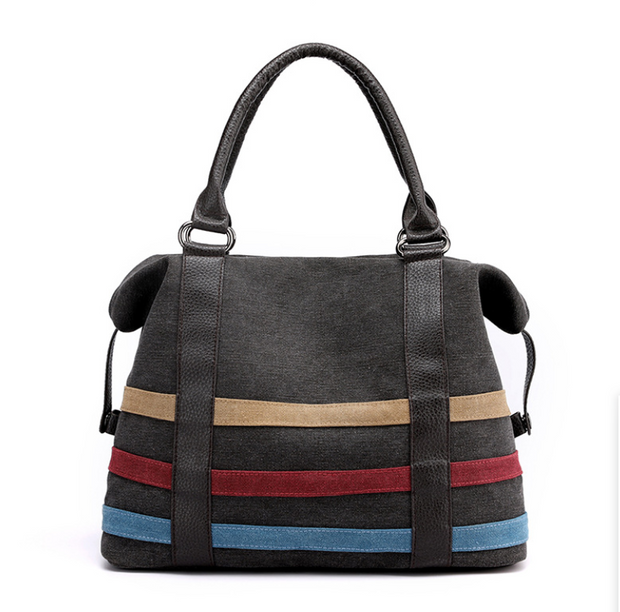 Canvas Luxury Boston Bag