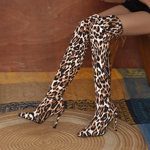 Over-the-knee Stiletto Heels