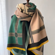 Colorblock Cashmere Scarf