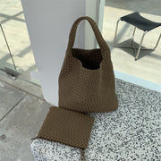 Knitting Large Capacity Tote Bag