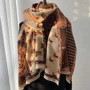 Colorblock Cashmere Scarf