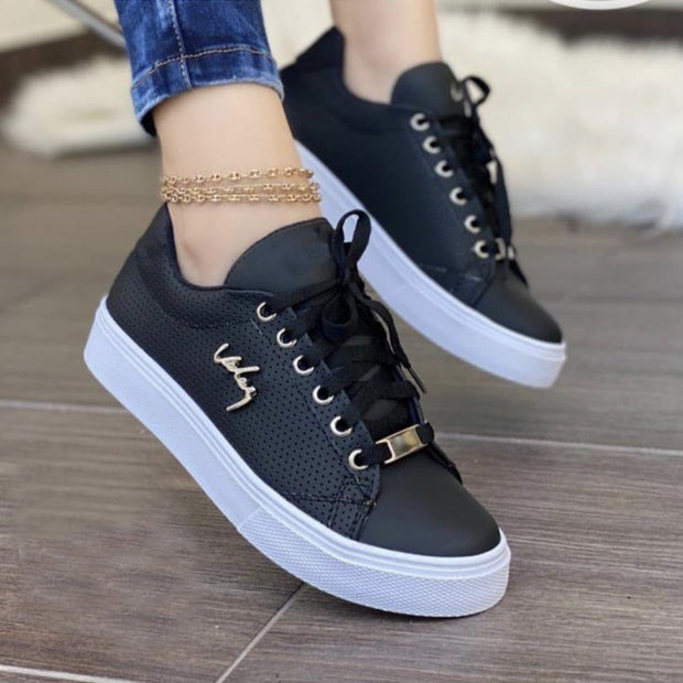 Sneakers Breathable Lace-up Shoes