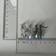 Moonstone Snake Earrings