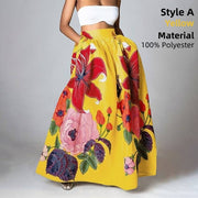 Bottoms Skirt Floral Holiday Long Maxi