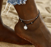 Sun Pendant Anklets Stone Beads Shell Anklet