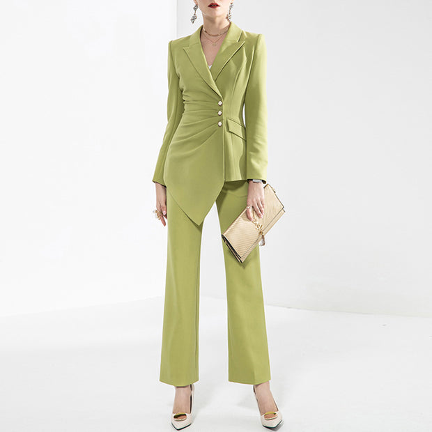 Fashionable Ladies' Irregular Suits For Trimming